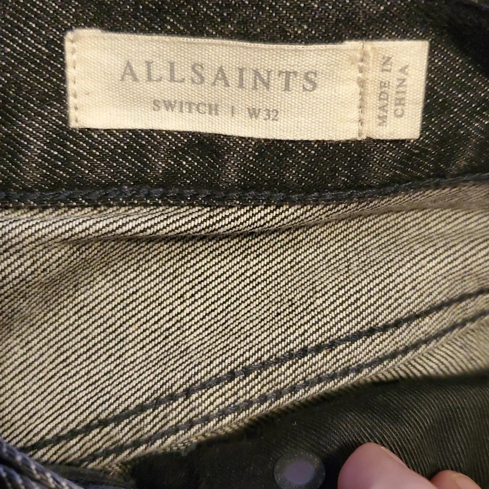 All Saints Switch Skinny Raw Hem Denim Shorts Size 32 NWT'S - Picture 9 of 13